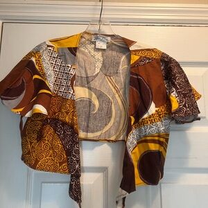 Vintage Mei Jan of Hawaii Kimono Cropped Jacket